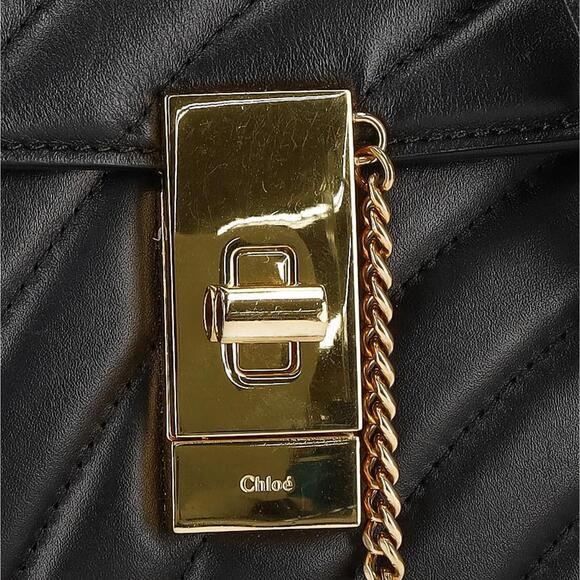 Chloe Drew Quilted Leather Shoulder Bag - Picture 10 of 10